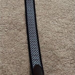 VINEYARD VINES Navy and White Patterned Whale Belt.  Size 36.  Never worn.